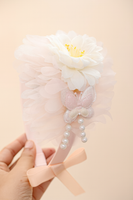 Flower and Butterfly frill hairband