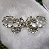 Evening mother of pearl butterfly buckle