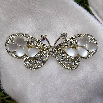Evening mother of pearl butterfly buckle