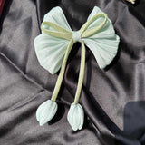 Large fascinator tulip bow