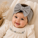 Pack of 3 headbands with large knot bows - style 3