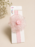 Fascinator large flower with bud baby headband