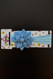 Soft cotton everyday baby headband circle large crush flower