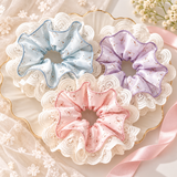 Butterfly lace scrunchies (set of 3)
