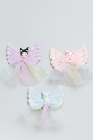 Kuromi bows with wings