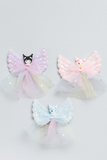 Kuromi bows with wings
