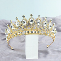 White stones tiara crown