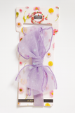 Soft cotton everyday baby headband defined bow