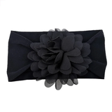 Soft cotton everyday baby headband large flower