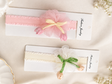 Fancy fascinator little tulips baby headband