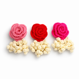 Crochet gulab GAJRA clip