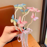 Ombre Butterfly Pearl Hairband