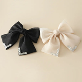 big bow buckle with rhynestone pattern