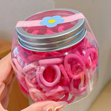 Jar of 120 everyday baby hair ties