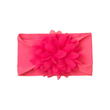 Soft cotton everyday baby headband large flower