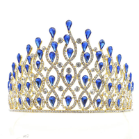 Faux gemstone grand crown