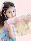 Pair of mermaid theme oyster bows