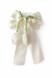 Large ribbon fascinator tulip bow