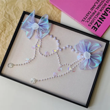 Pair of mermaid theme oyster bows