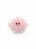 Soft cotton everyday baby headband Minnie on flower