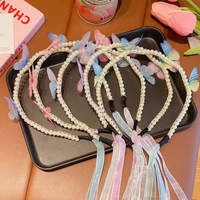 Ombre Butterfly Pearl Hairband