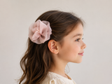 Fascinator Pastel Chiffon Flower Hair Clip