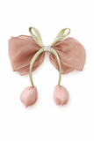 Medium fascinator organza tulip bow