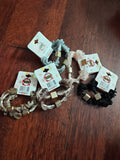 Pair of organza mini scrunchie