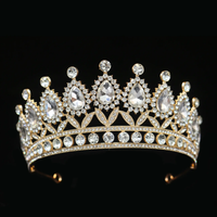 White stones tiara crown
