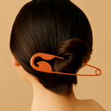 Safety Pin bun clip