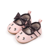 PU leather booties - pink