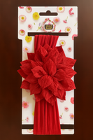 Soft cotton everyday baby headband circle large crush flower
