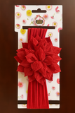 Soft cotton everyday baby headband circle large crush flower