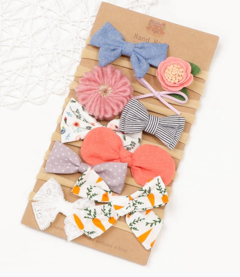 Pack of 10 assorted baby headbands style 11