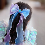 Ombre bow with gemstone