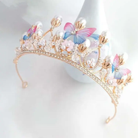 Butterfly tiara crown