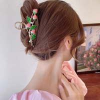 Large pink strawberry clutcher