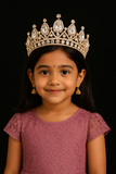 White stones tiara crown