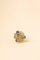 Crystals Daffodil small clutcher
