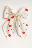 Random dots Bow Hair Clip