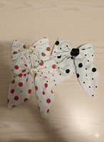 Random dots Bow Hair Clip