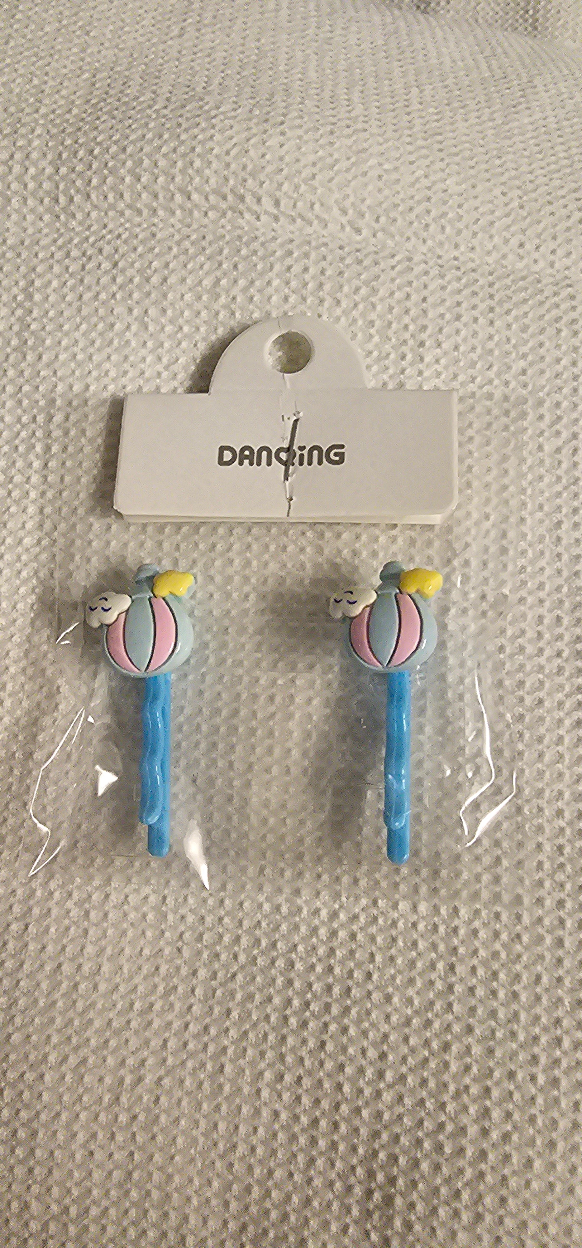 Pair of hot air balloon Bobby pins