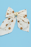 Random dots Bow Hair Clip