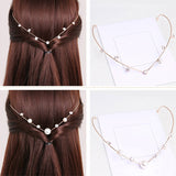 V shape rear hairband