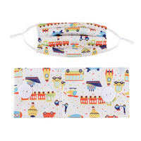 Childrens ears are too sensitive to have the mask strings pulling on them. Try our soft cotton headbands in cute kid friendly prints with buttons to hold their mask in place while they are out and about. No more strain on ears due to mask wearing! And no more tantrums for mask wearing!