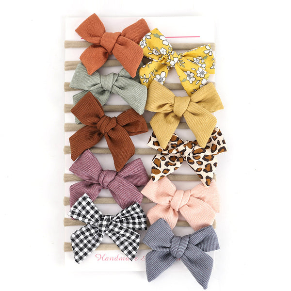 Pack of 10 assorted baby headbands style 4