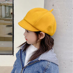 Candy colour newsboy caps