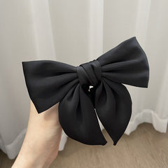 big bow satin scrunchie