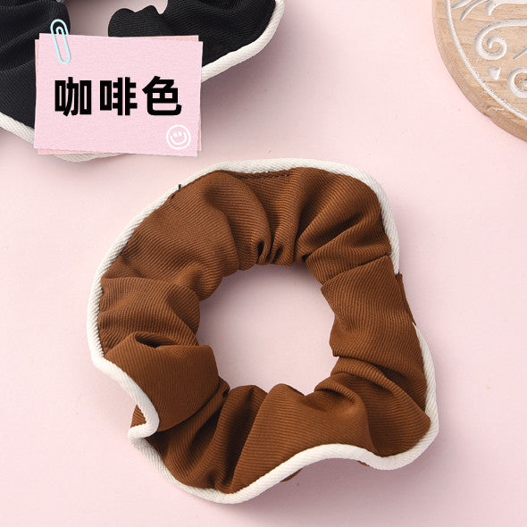 Swiss chocolat scrunchie