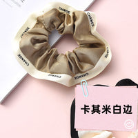 Swiss chocolat scrunchie